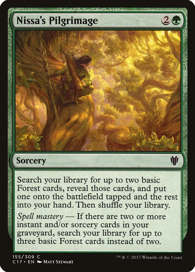 Nissa's Pilgrimage Front Face
