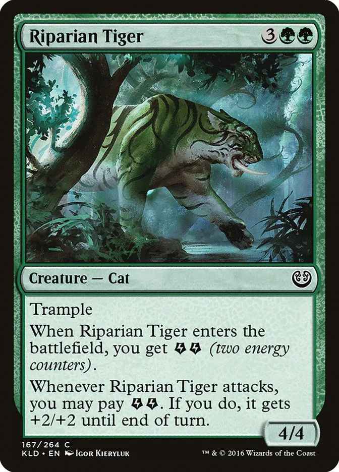 Riparian Tiger Front Face
