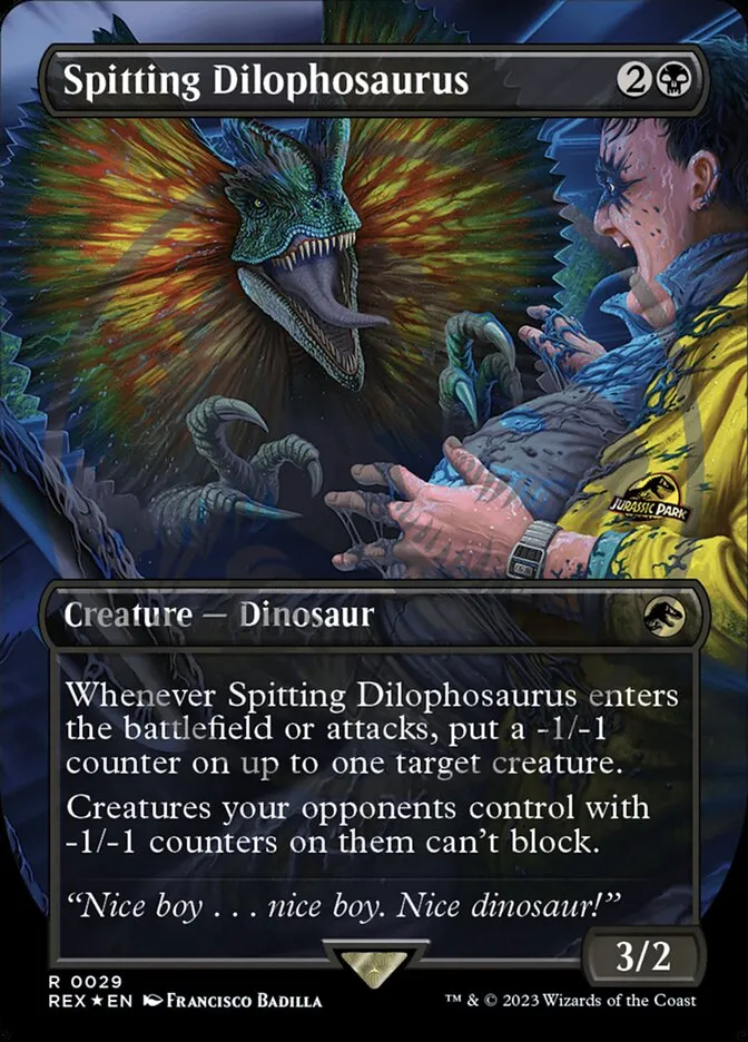 Spitting Dilophosaurus Front Face