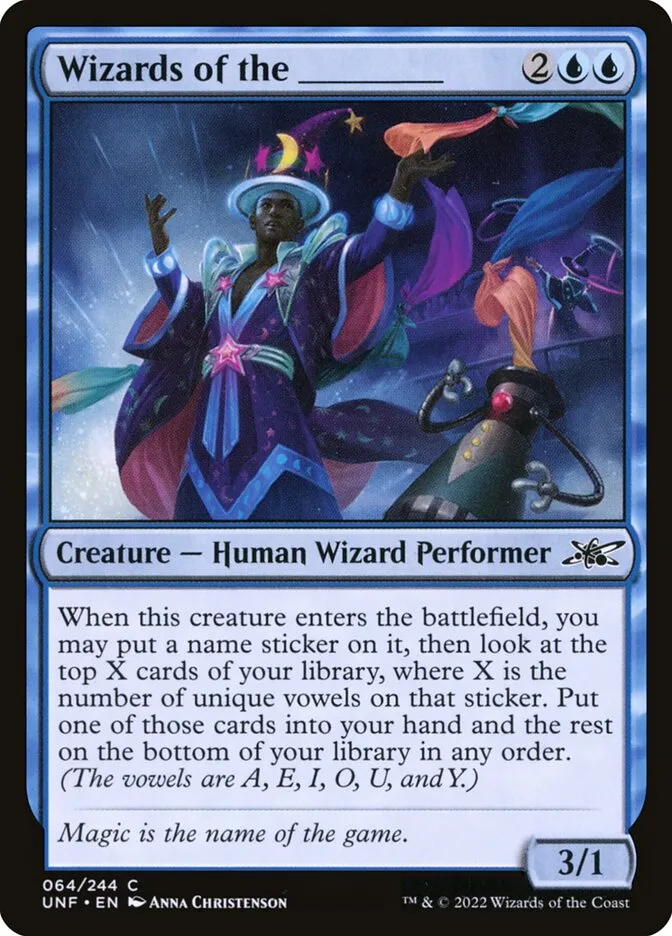 Wizards of the _____ Front Face