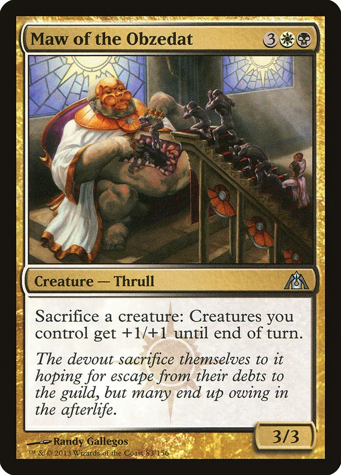 Maw of the Obzedat Front Face