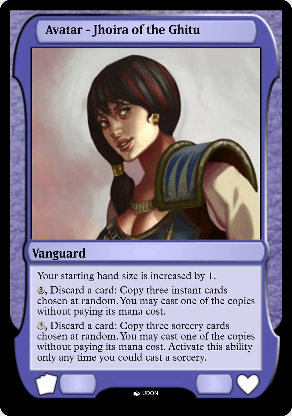 Jhoira of the Ghitu Avatar Front Face