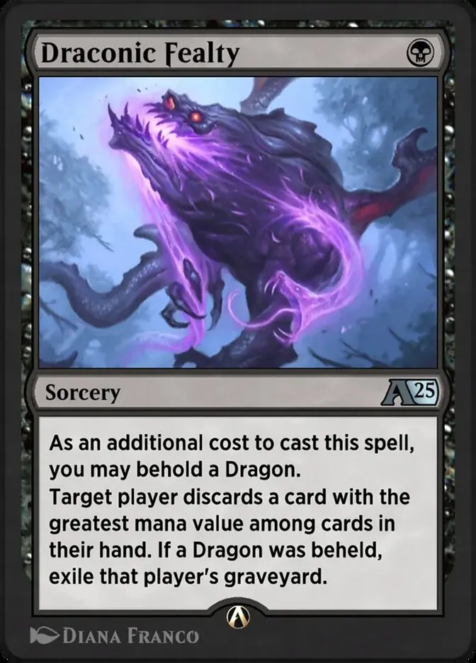 Draconic Fealty Front Face