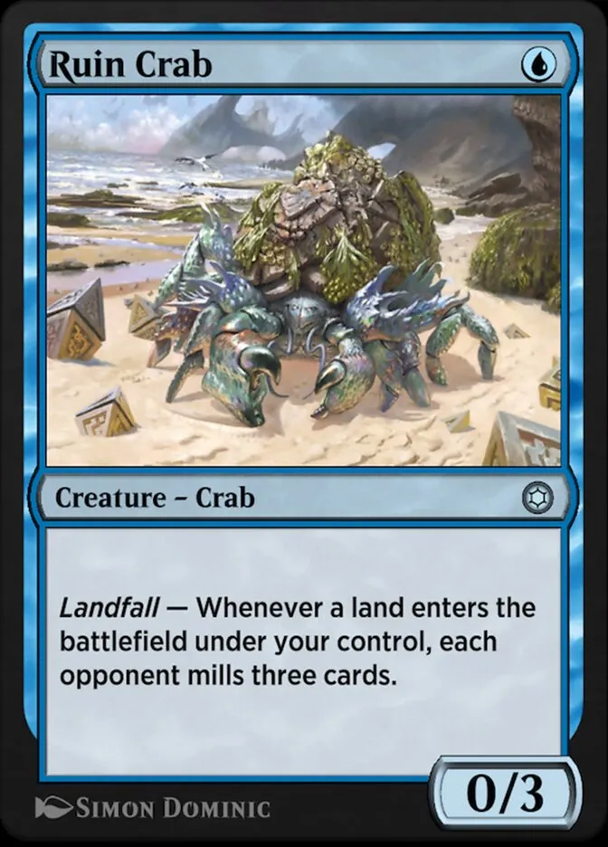 Ruin Crab Front Face
