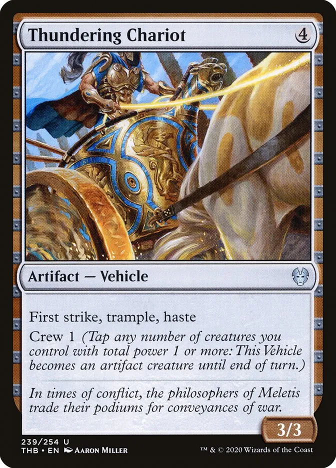 Thundering Chariot Front Face