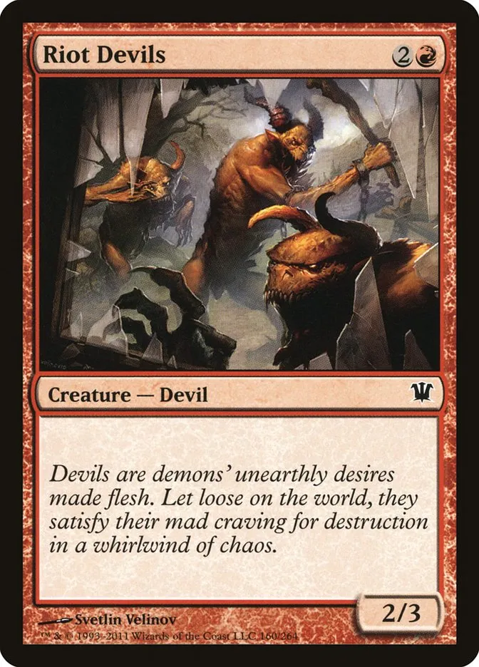 Riot Devils Front Face