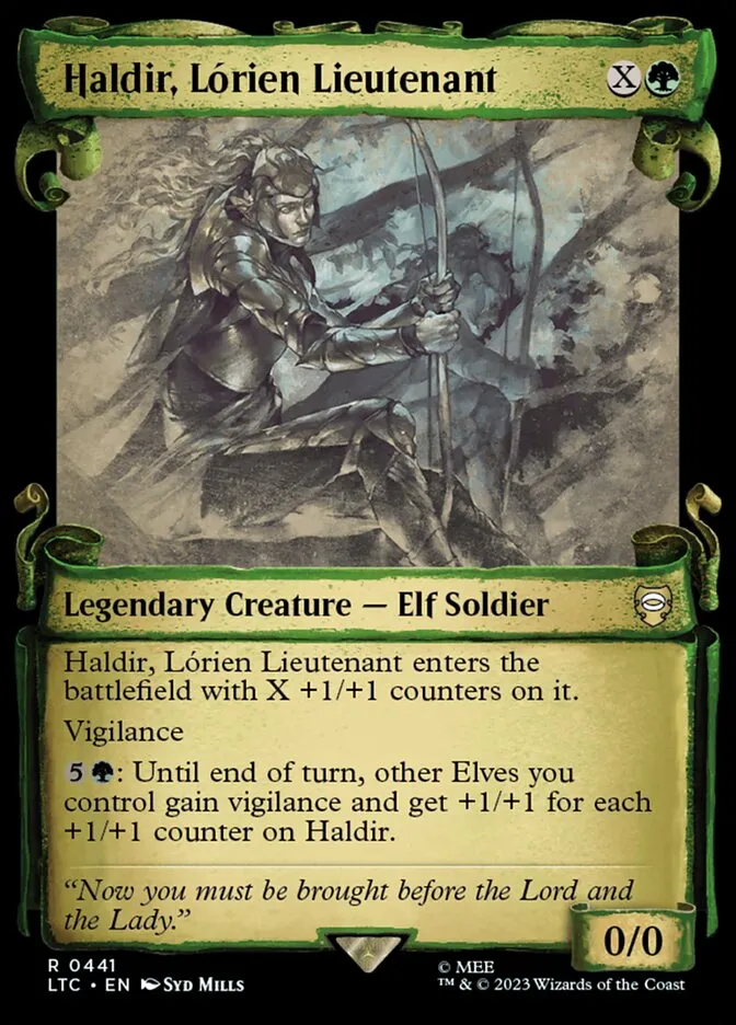Haldir, Lórien Lieutenant Front Face