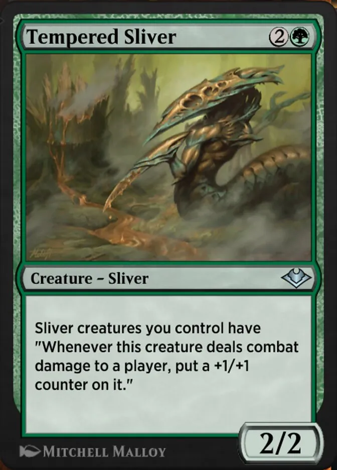 Tempered Sliver Front Face