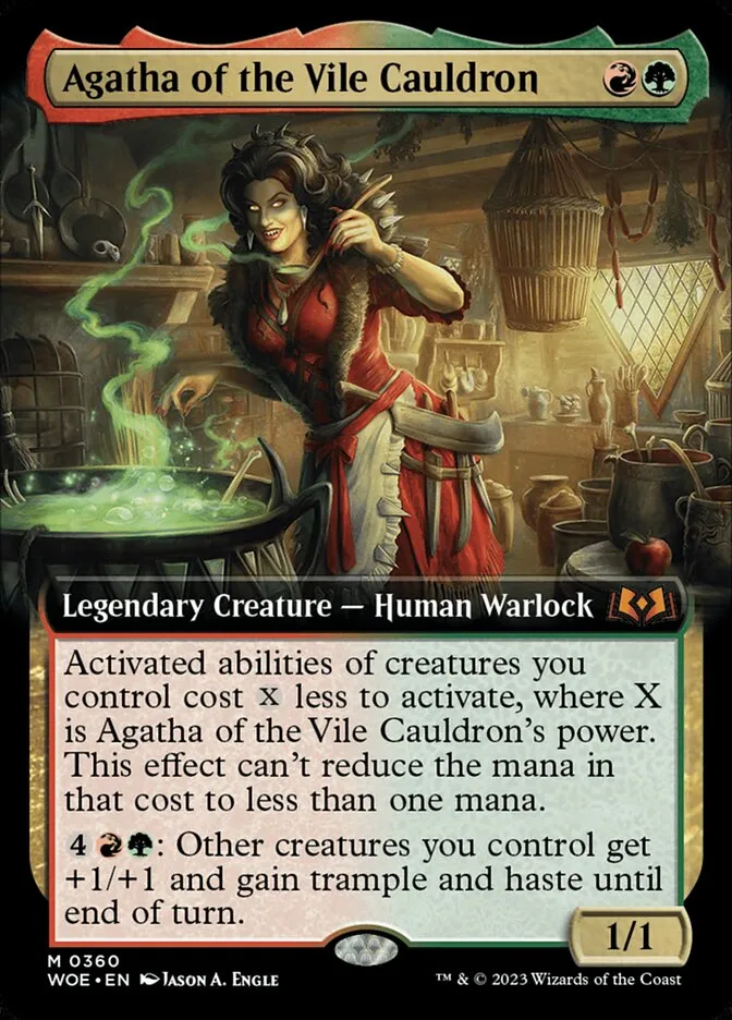 Agatha of the Vile Cauldron Front Face