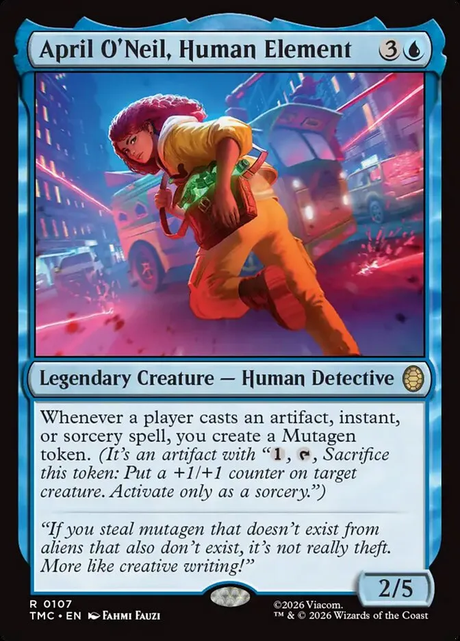 April O'Neil, Human Element Front Face