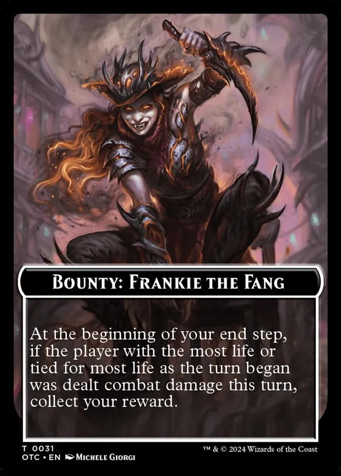 Bounty: Frankie The Fang // Wanted! Front Face
