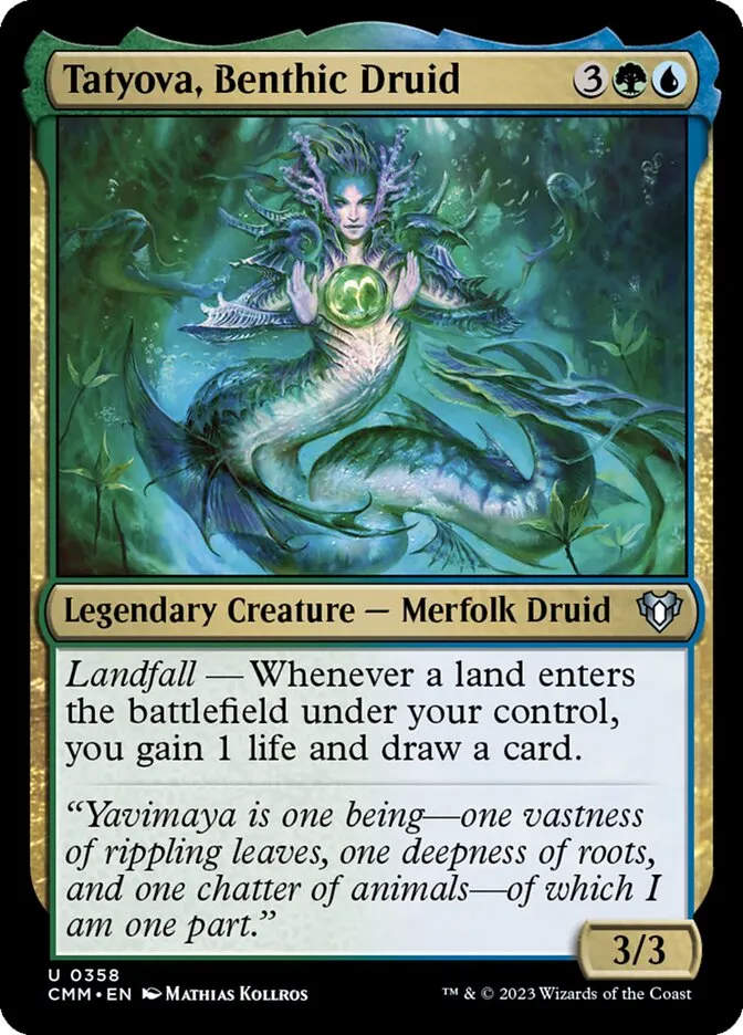 Tatyova, Benthic Druid Front Face
