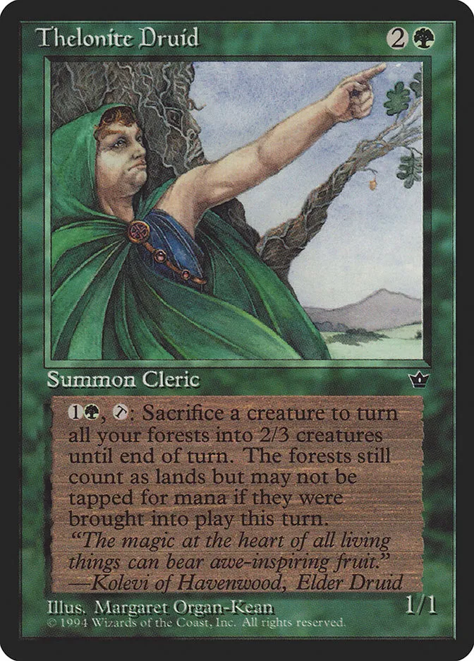 Thelonite Druid Front Face