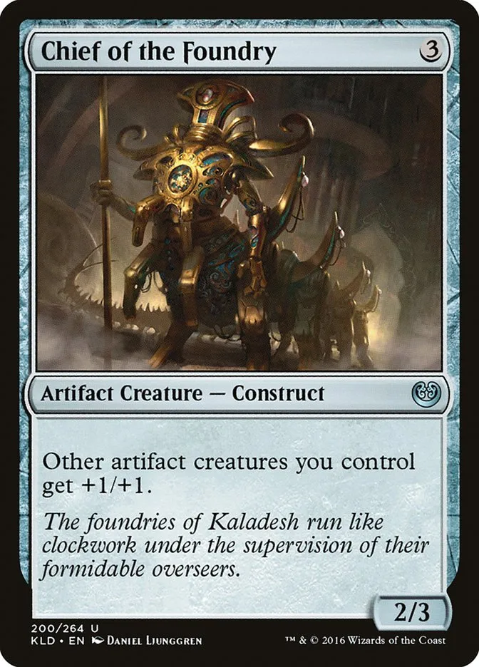Chief of the Foundry Front Face