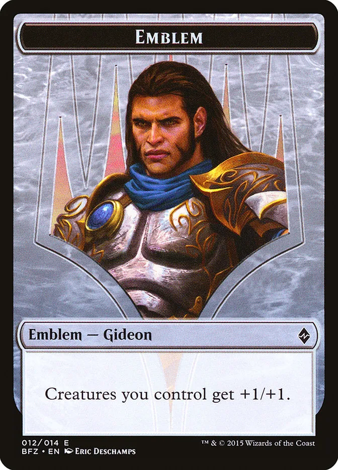 Gideon, Ally of Zendikar Emblem Front Face