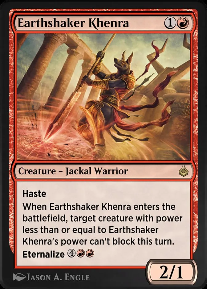 Earthshaker Khenra Front Face