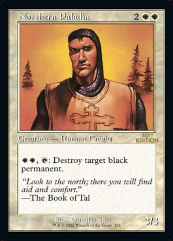 Northern Paladin Front Face