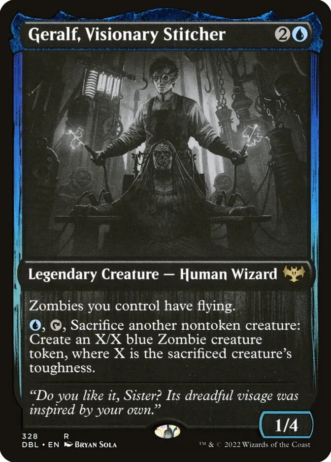 Geralf, Visionary Stitcher Front Face