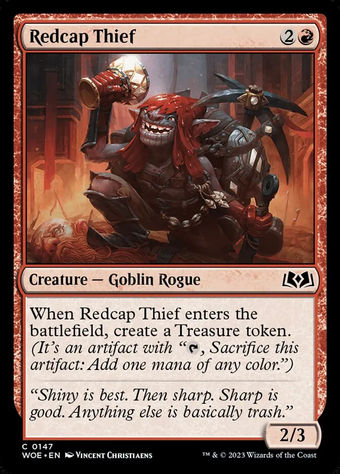 Redcap Thief Front Face