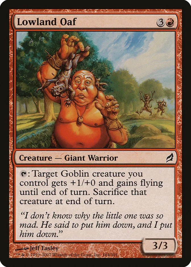 Lowland Oaf Front Face