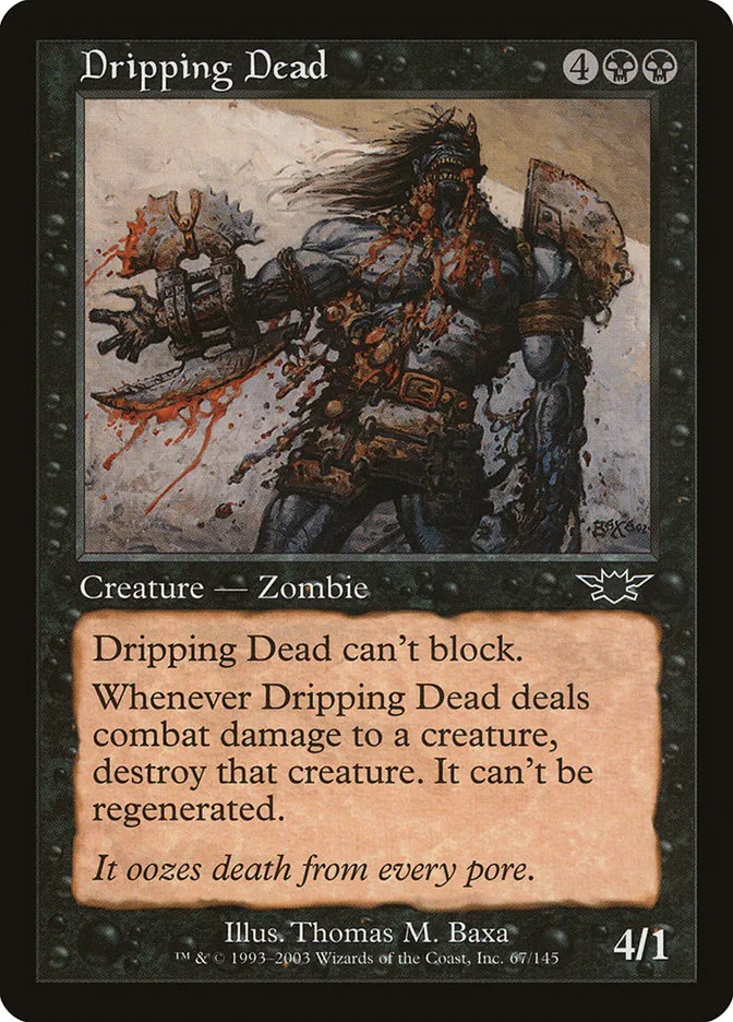Dripping Dead Front Face