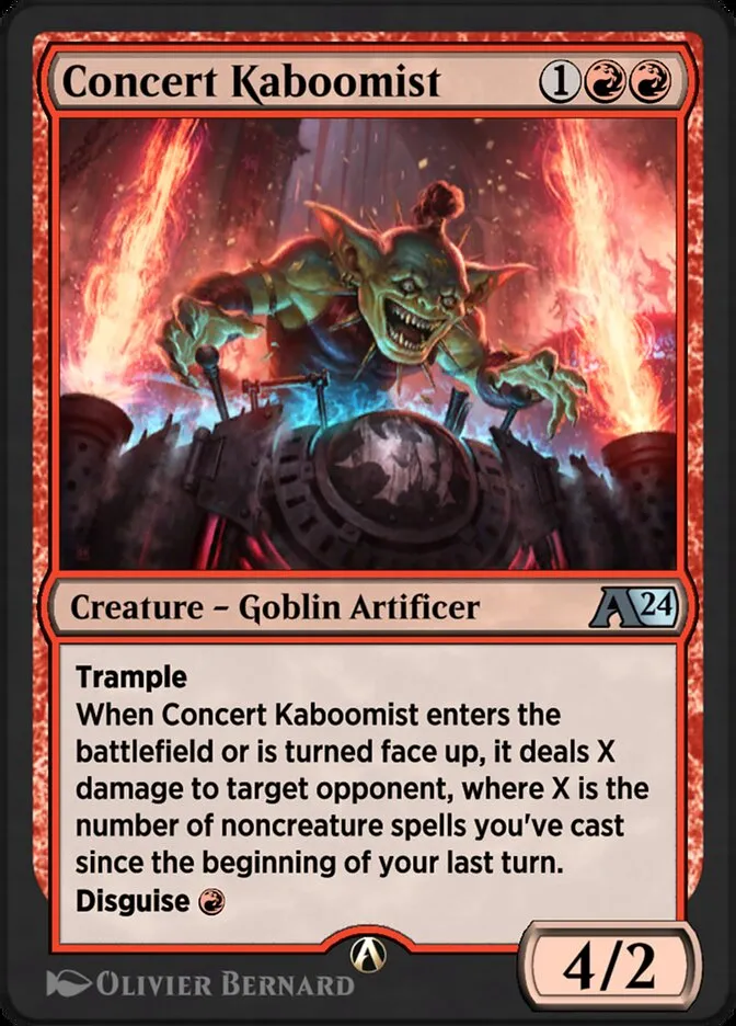 Concert Kaboomist Front Face