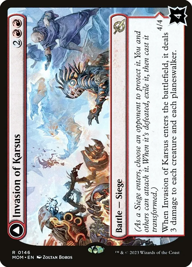 Invasion of Karsus // Refraction Elemental Front Face