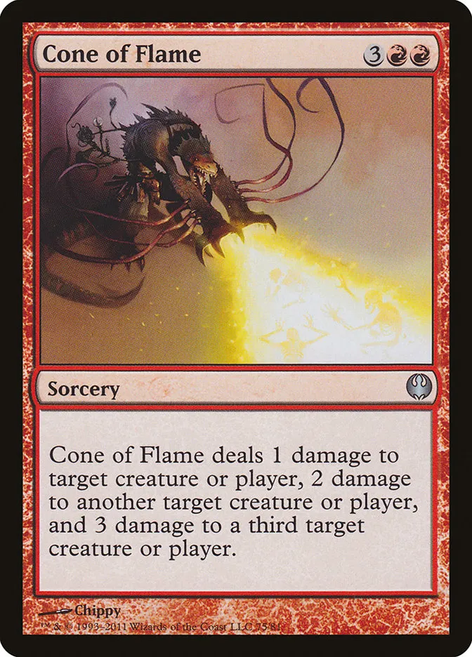 Cone of Flame Front Face