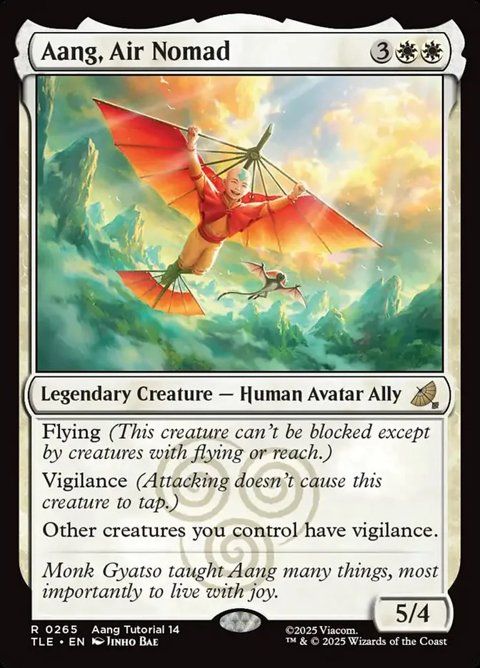 Aang, Air Nomad Front Face