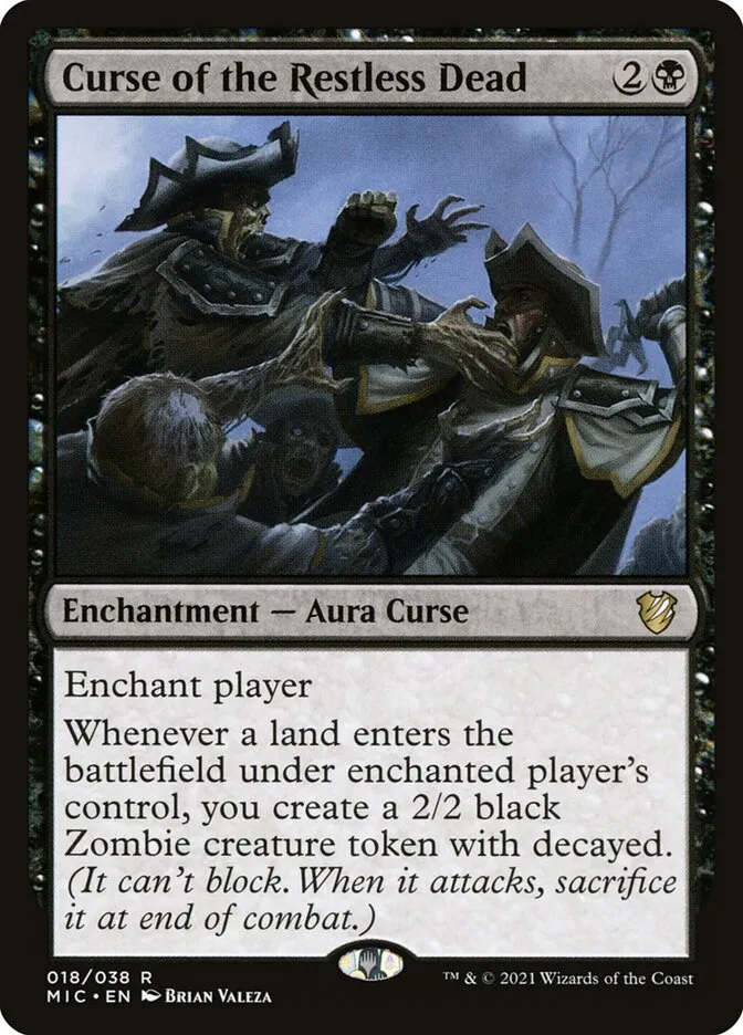 Curse of the Restless Dead Front Face