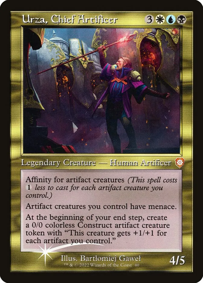 Urza, Chief Artificer Front Face