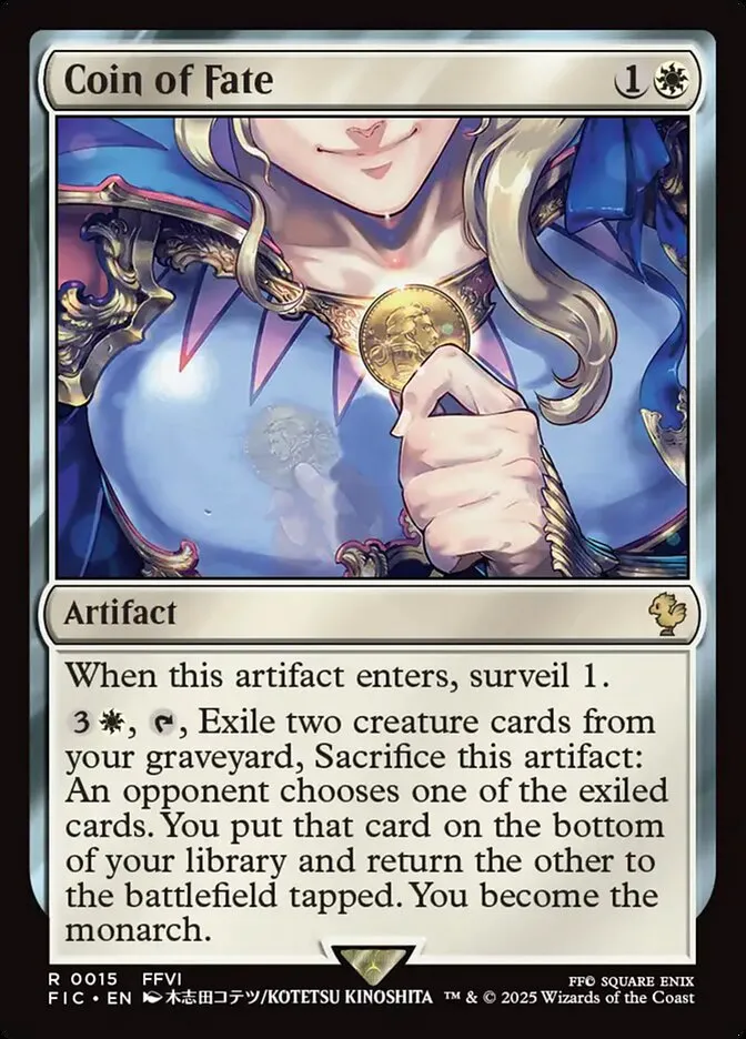 Coin of Fate Front Face