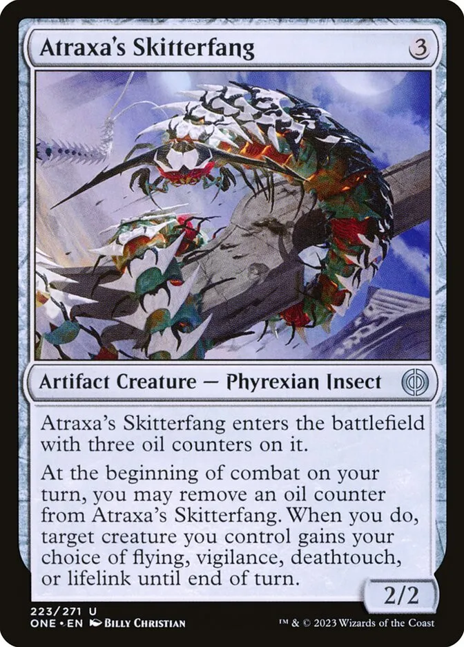 Atraxa's Skitterfang Front Face