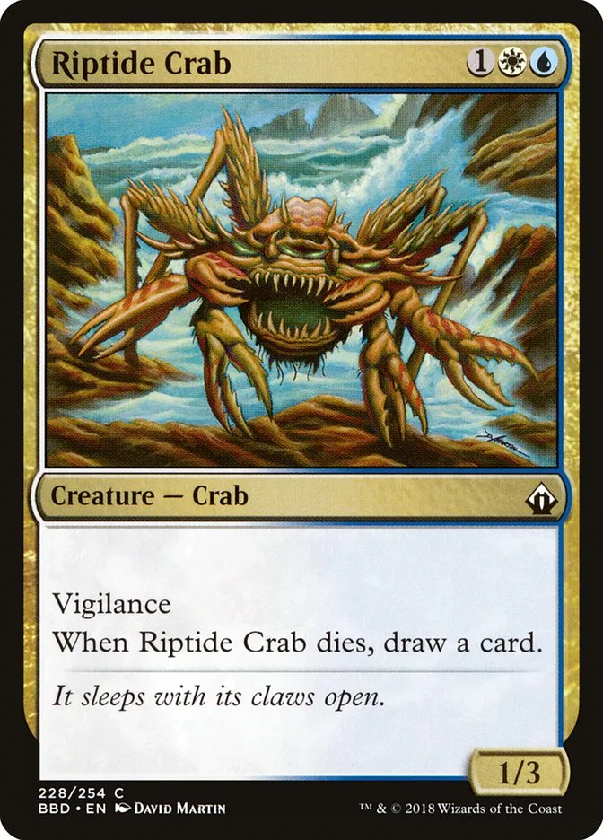 Riptide Crab Front Face