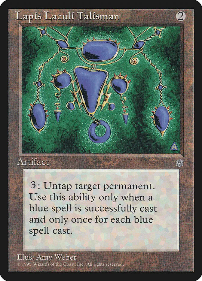 Lapis Lazuli Talisman Front Face