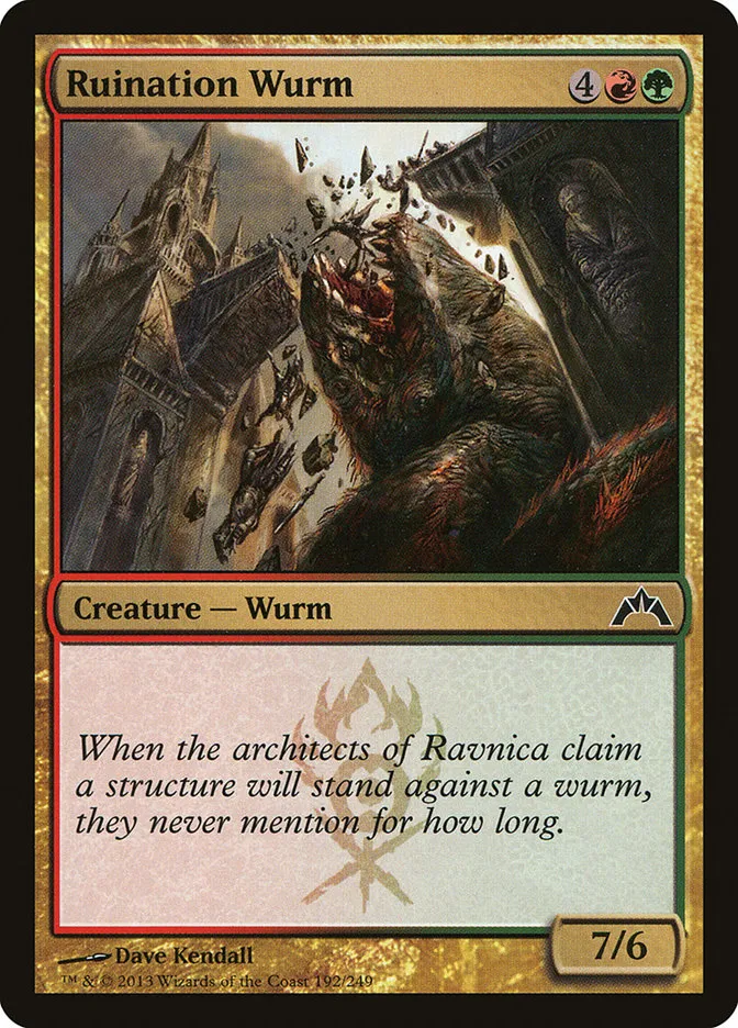 Ruination Wurm Front Face