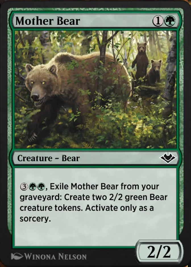 Mother Bear Front Face