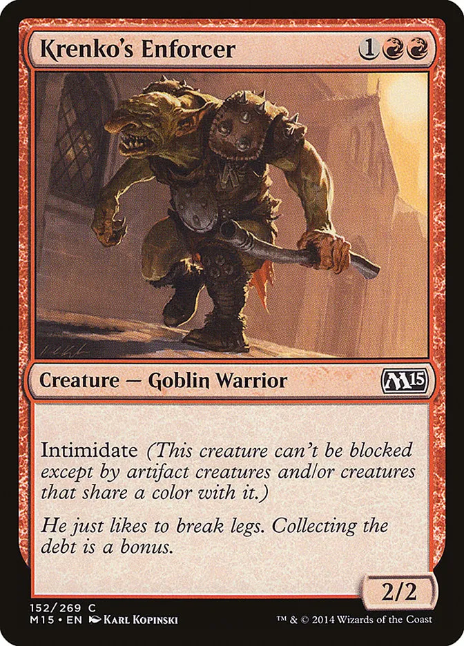 Krenko's Enforcer Front Face