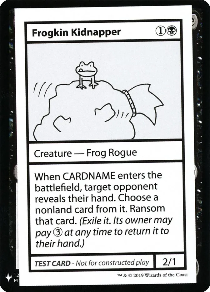 Frogkin Kidnapper Front Face