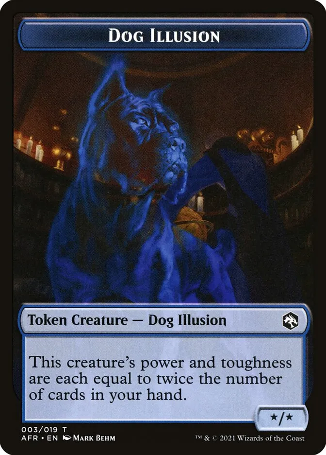 Dog Illusion Front Face