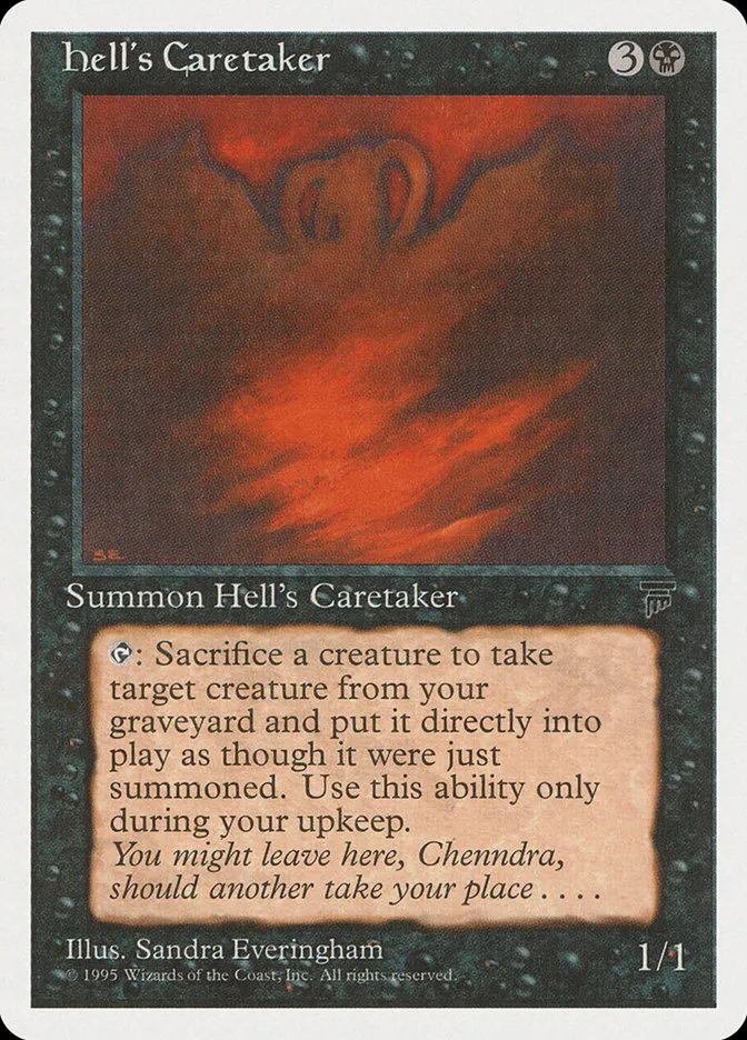 Hell's Caretaker Front Face
