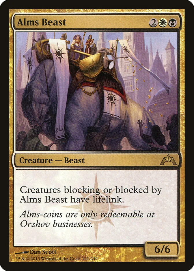 Alms Beast Front Face