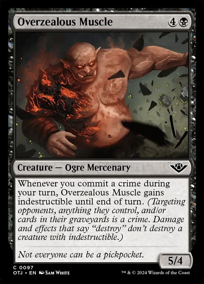 Overzealous Muscle Front Face