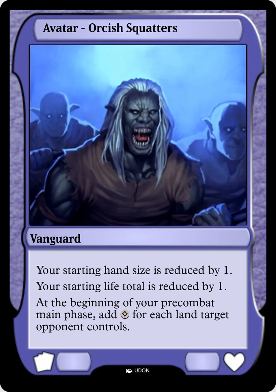 Orcish Squatters Avatar Front Face