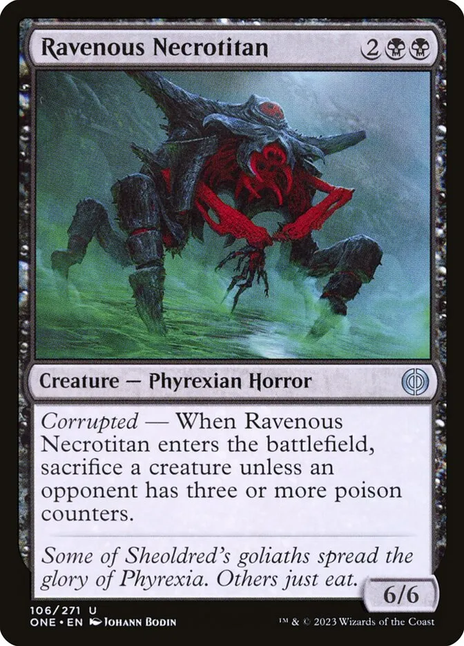 Ravenous Necrotitan Front Face