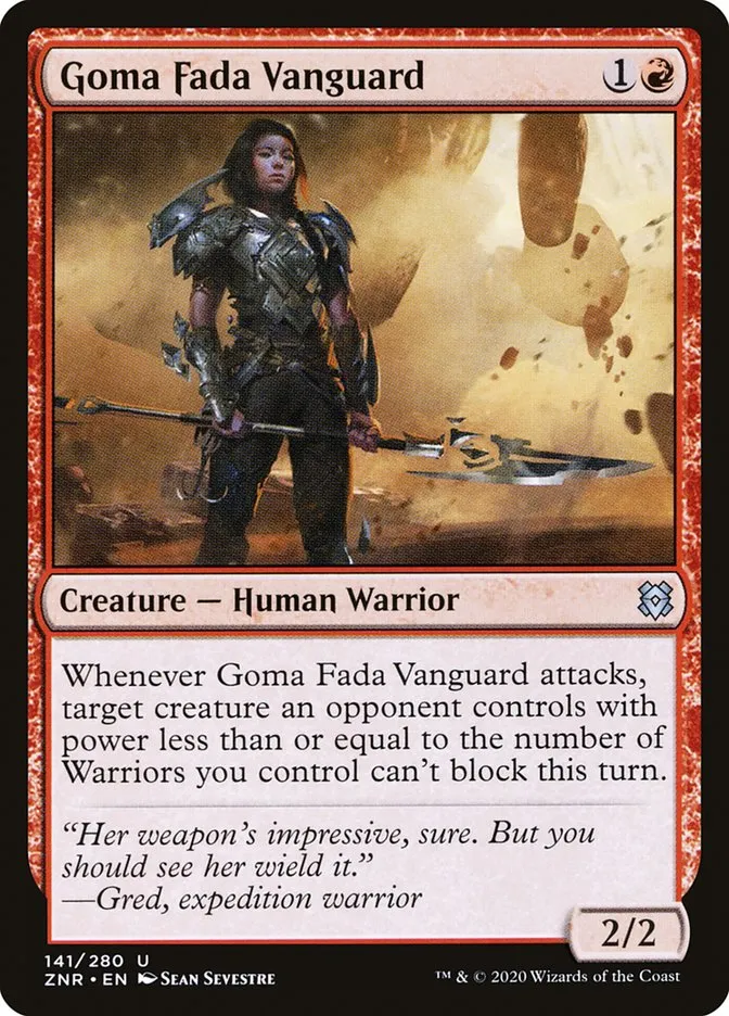 Goma Fada Vanguard Front Face