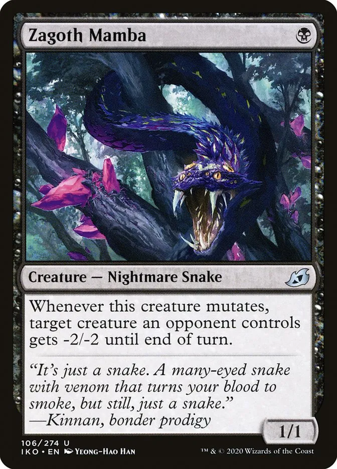 Zagoth Mamba Front Face