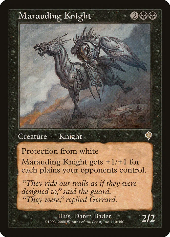 Marauding Knight Front Face