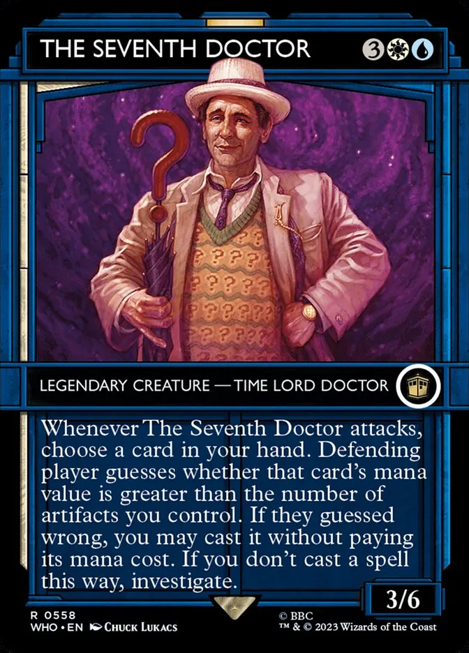 The Seventh Doctor Front Face