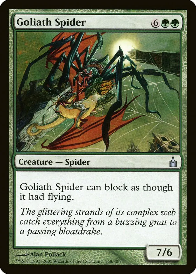 Goliath Spider Front Face